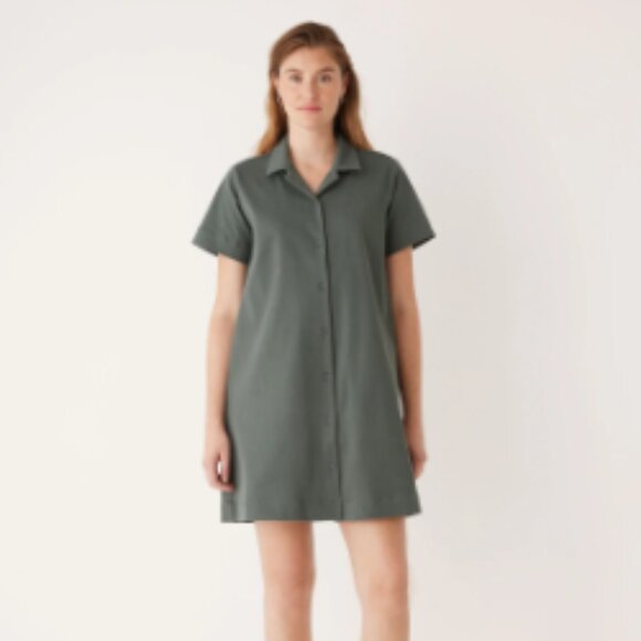 NWT Flex Camp Collar Dress (M) - Picture 1 of 9